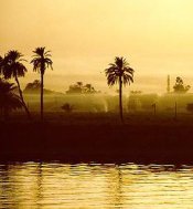 El atardercer en Egipto