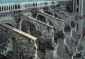 Arbotantes de la Catedral de Chartres