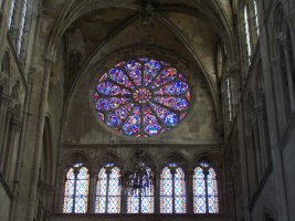 Interior de la Catedral de Notre Dame de Par&iacute;s