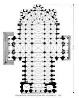 Planta de la Catedral de Chartres