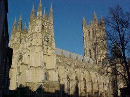 Exterior de la Catedral de Canterbury