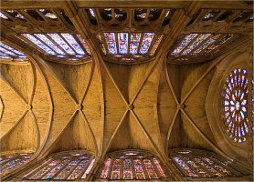 Interior de la Catedral de Le&oacute;n