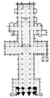 Planta de la Catedral de Lincoln