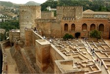 La alcazaba de la Alhambra