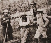 Paul C&eacute;zanne y  Camille Pissarro acompa&ntilde;ados