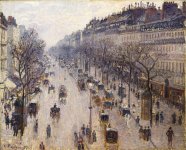 PISSARRO, Camile, Boulevard Montmartre , ma&ntilde;ana de invierno, 1897