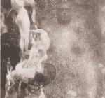 KLIMT, Gustav, Filosof&iacute;a, 1907, &oacute;leo sobre lienzo, 430x300 cm., quemado en 1945 en el Castillo Immendorf [Detalle]