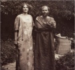 Gustav Klimt y Emilie Fl&ouml;ge, 1908