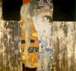 KLIMT, Gustav, Las tres edades, 1905, &oacute;leo sobre lienzo, 180 x 180 cm., Gallerie Nazionale d’Arte Moderna-Arte Contemporanea, Roma, [Detalle]