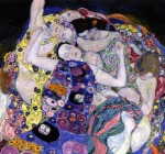 KLIMT, Gustav, La virgen, 1912,  &oacute;leo sobre lienzo, 190 x 200 cm., N&aacute;rodn&iacute; Galerie v Praze, Praga [Detalle]