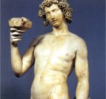 1496 Baco, m&aacute;rmol, Museo del Bergello, Florencia [Detalle]