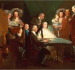 La Familia del Infante don Luis de Borb&oacute;n, 1783, &oacute;leo sobre lienzo, 248 x 330 cm., Mamiano di Traversetolo, Parma [Detalle]