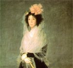 La condesa de Carpio, Marquesa de la Solana, &oacute;leo sobre lienzo, 181 x 122 cm., Musee du Louvre, Paris  [Detalle]