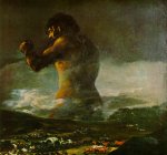 El Coloso, 1808-12, &oacute;leo sobre lienzo,116 x 105 cm., Museo del Prado, Madrid [Detalle]