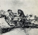 Este es el peor (Desastre 74) 1810-15, grabado al aguafuerte, 15 x 23 cm., Calcograf&iacute;a Nacional, Madrid[Detalle]