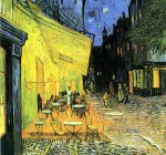 1888 'Frente al caf&eacute; nocturno', Arles , &oacute;leo sobre lienzo, 81 x 65'5 cm., Rijksmuseum Vincent van Gogh, Amsterdam [Detalle]
