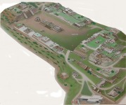 Plano de Monte Alb&aacute;n, Oaxaca, M&eacute;xico