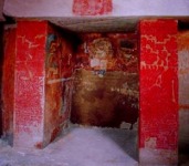 Tumba del Cerro de la Campana en Suchilquitongo, a unos 29 km. de la ciudad de Oaxaca hacia el Valle de Etla
