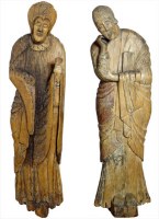 Virgen y San Juan del Descendimiento de Erill la Vall, S. XII, Col. MNAC