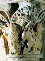 Capitel pante&oacute;n Real de San Isidoro de Le&oacute;n, S. XI