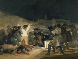 GOYA, Francisco, Los fusilamientos del 3 de mayo, 1814, &oacute;leo sobre lienzo, Museo del Prado, Madrid