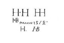 Firma de Hans Holbein, el Joven