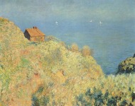 Claude Monet, Choza del guarda de aduanas en Verengeville, 1882