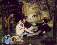 &Eacute;douard Manet, El almuerzo sobre la hierba, 1863