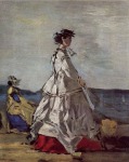 Eug&egrave;ne Boudin, Princesa Metternich en la playa