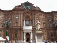 GUARINI, Guarino, Fachada de Palazzo Carignano, Torino 