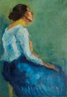 Isidre Nonell,Gitana, 1902, &oacute;leo sobre tela, 116 x 82 cm. Col. Particular, Barcelona.