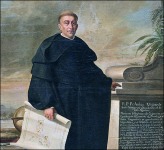 Retrato de Fr. Andr&eacute;s de Urdaneta (1508-1568). Pintura de Victor Vill&aacute;n.  &Oacute;leo (Museo Oriental de Valladolid)