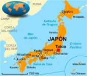 Mapa de Jap&oacute;n