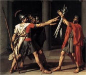 DAVID, Jacques-Louis, Juramento de los Horacios, 1787