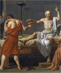 DAVID, Jacques-Louis,  La muerte de S&oacute;crates, 1787