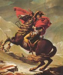 DAVID, Jacques-Louis,  Napole&oacute;n cruzando los Alpes, 1801