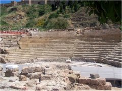Gradas del Teatro romano de M&aacute;laga