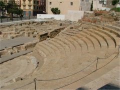 Gradas del Teatro romano de M&aacute;laga