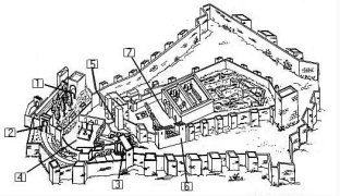 Plano de la alcazaba