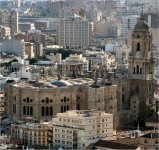 Vista general de la Catedral de la Encarnaci&oacute;n, M&aacute;laga