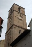 Torre mudejar de la Iglesia de Santiago Ap&oacute;stol de M&aacute;laga