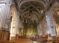 Interior de la Iglesia de Santiago Ap&oacute;stol de M&aacute;laga
