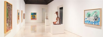 Una de las salas del Museo Picasso de M&aacute;laga