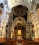 Interior del Santuario de Nuestra Se&ntilde;ora de la Victoria de M&aacute;laga
