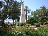 Monumento en el Parque de M&aacute;laga a Salvador Rueda