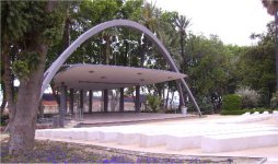 Recinto Eduardo Oc&oacute;n en el Paseo del parque de M&aacute;laga