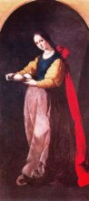 Francisco de Zurbar&aacute;n, 'Santa &Aacute;gueda' (Hacia 1630), Montpellier.