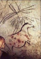 Yegua pre&ntilde;ada, Cueva de la Pileta