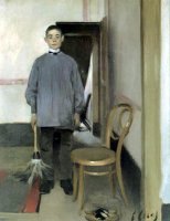 Dom&eacute;stico domesticado, 1890, &oacute;leo sobre lienzo, 42,2 x 32 cm., Barcelona, Museo de Montserrat.