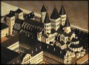 Reconstrucci&oacute;n del monasterio del Cluny III